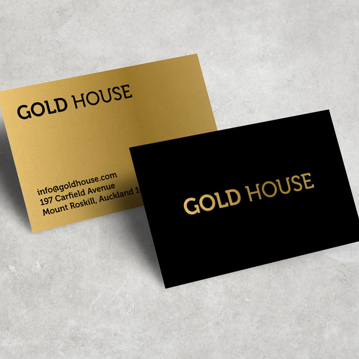 Gold Business Cards