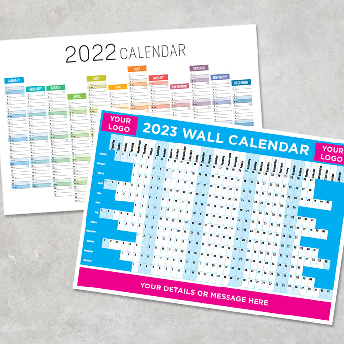 Personalised A1 Wall Calendar โ The Print Company