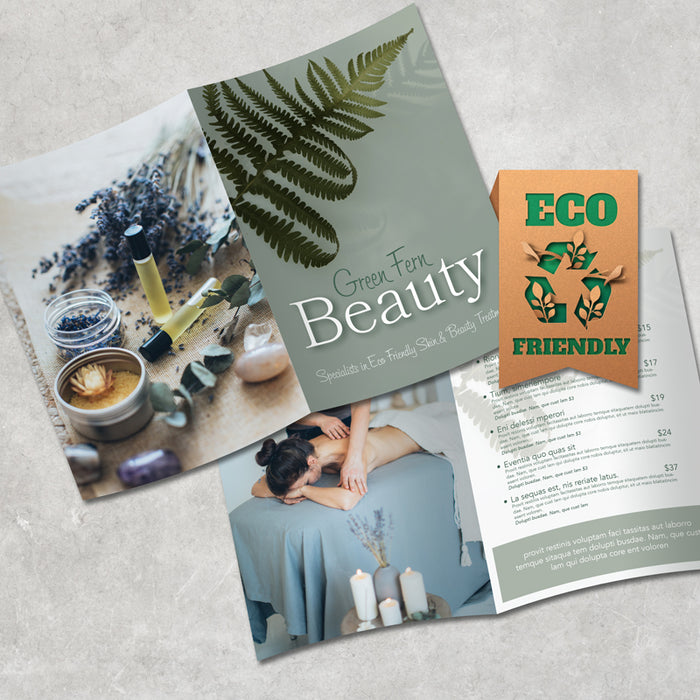 4 Page A5 Eco Friendly Brochure