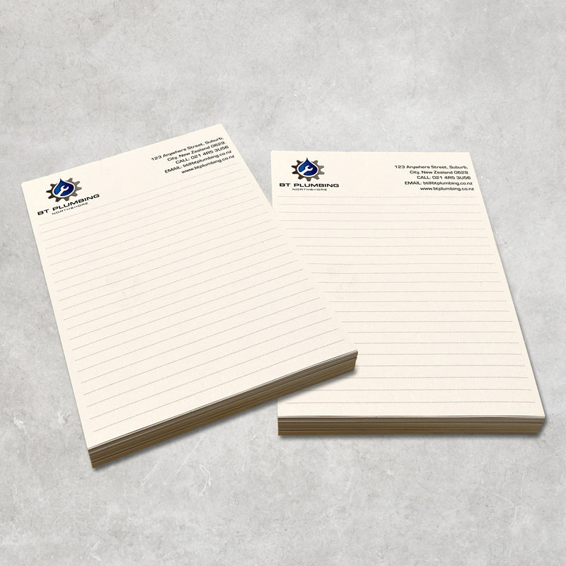 Printing Shop Note 25 Leaf A5 Note Pad — The Print Company
